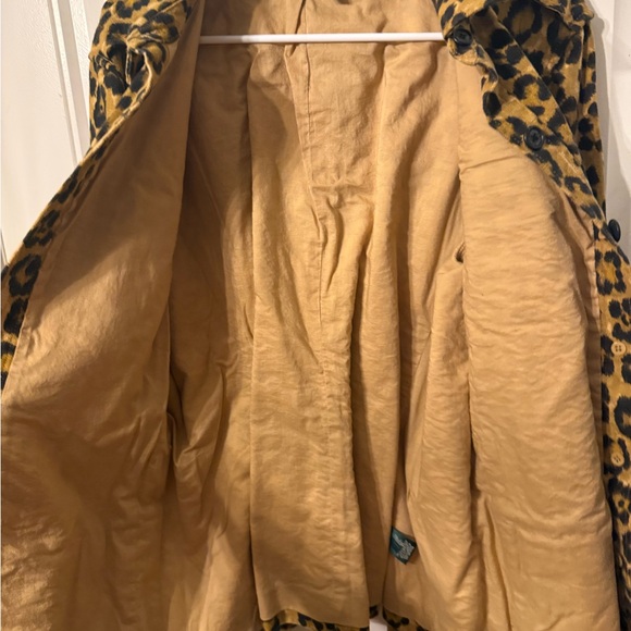 Lauren by Ralph Lauren Linen Leopard Print Button-Up Jacket size XL - Picture 10 of 11